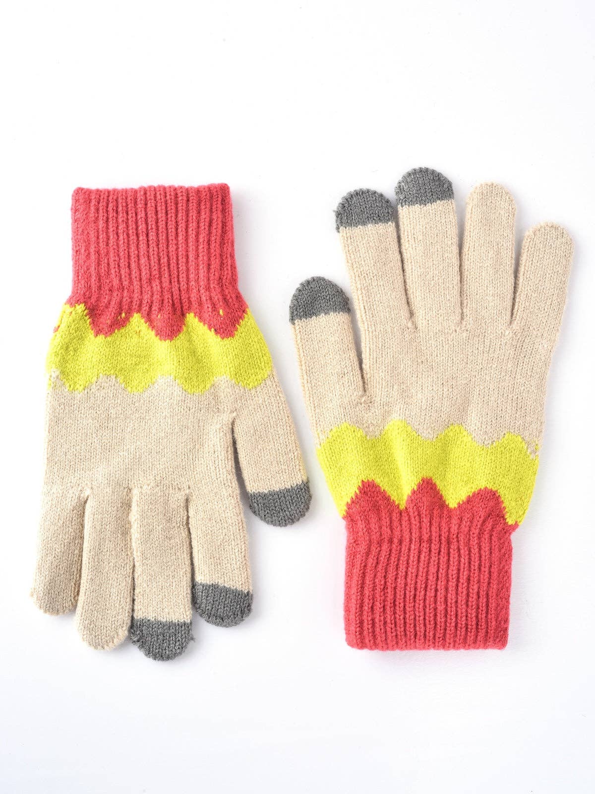 Funkyrel® Atzbranding Limited – wholesale Gloves – Women's – Gloving - Knitting Patchwork Touch Sceen Golves1