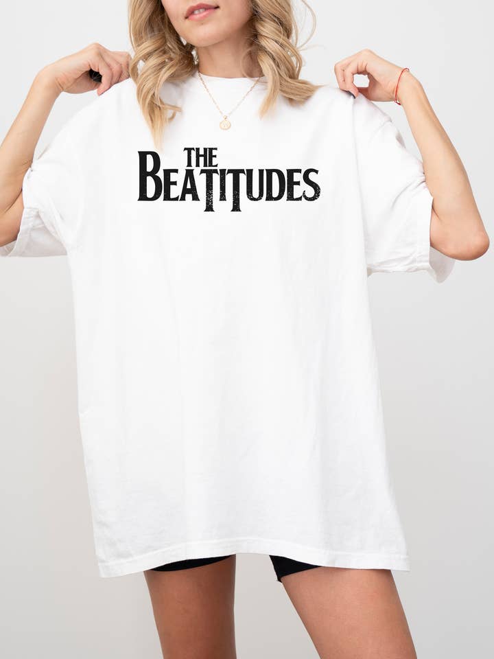 The Beatitudes | Christian Printed T-Shirt for wholesale by Spirit Led Collective
