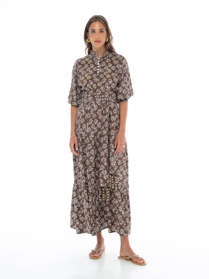 Palm Roma Long Dress for wholesale by Skemo