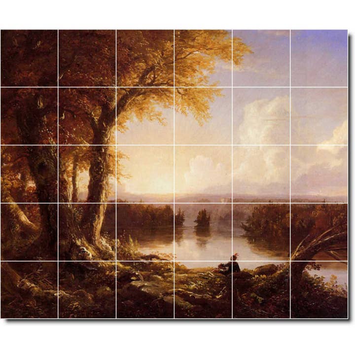 Landschappen keramische tegelmuurschildering PT01828 voor wholesale door Picture-Tiles.com