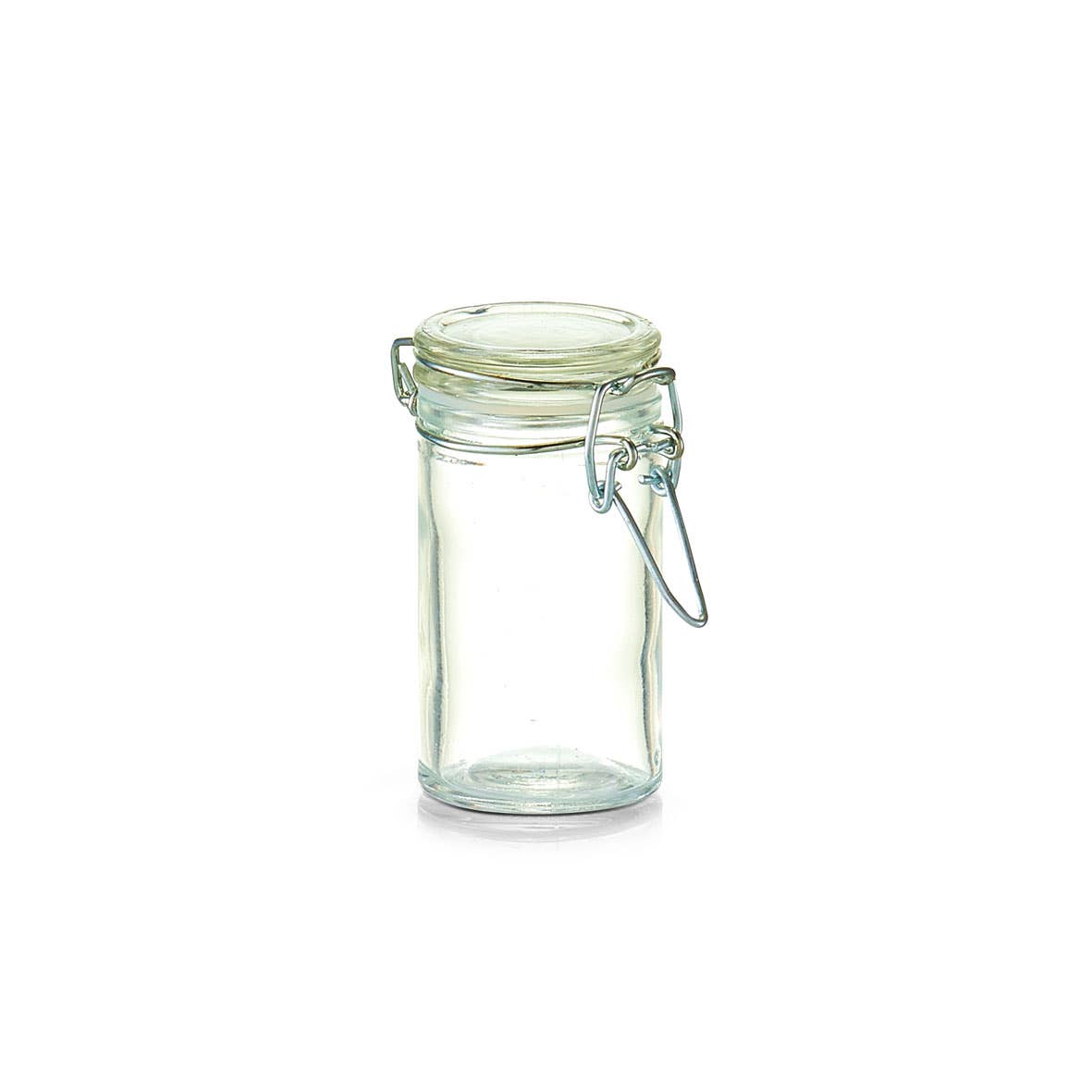transparent Spice Jar Set with Clamp Closure, 4-Piece, Mini for wholesale on Faire1