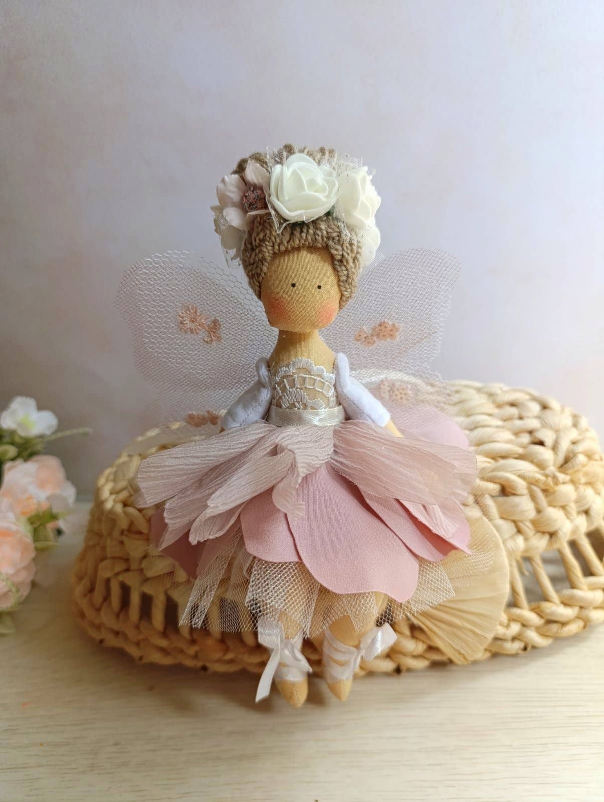 ChernikovaNataliya - Wholesale Pop - Kinderen - Handgemaakte Feeënballerina Pop – 20 cm (7,9 in)2