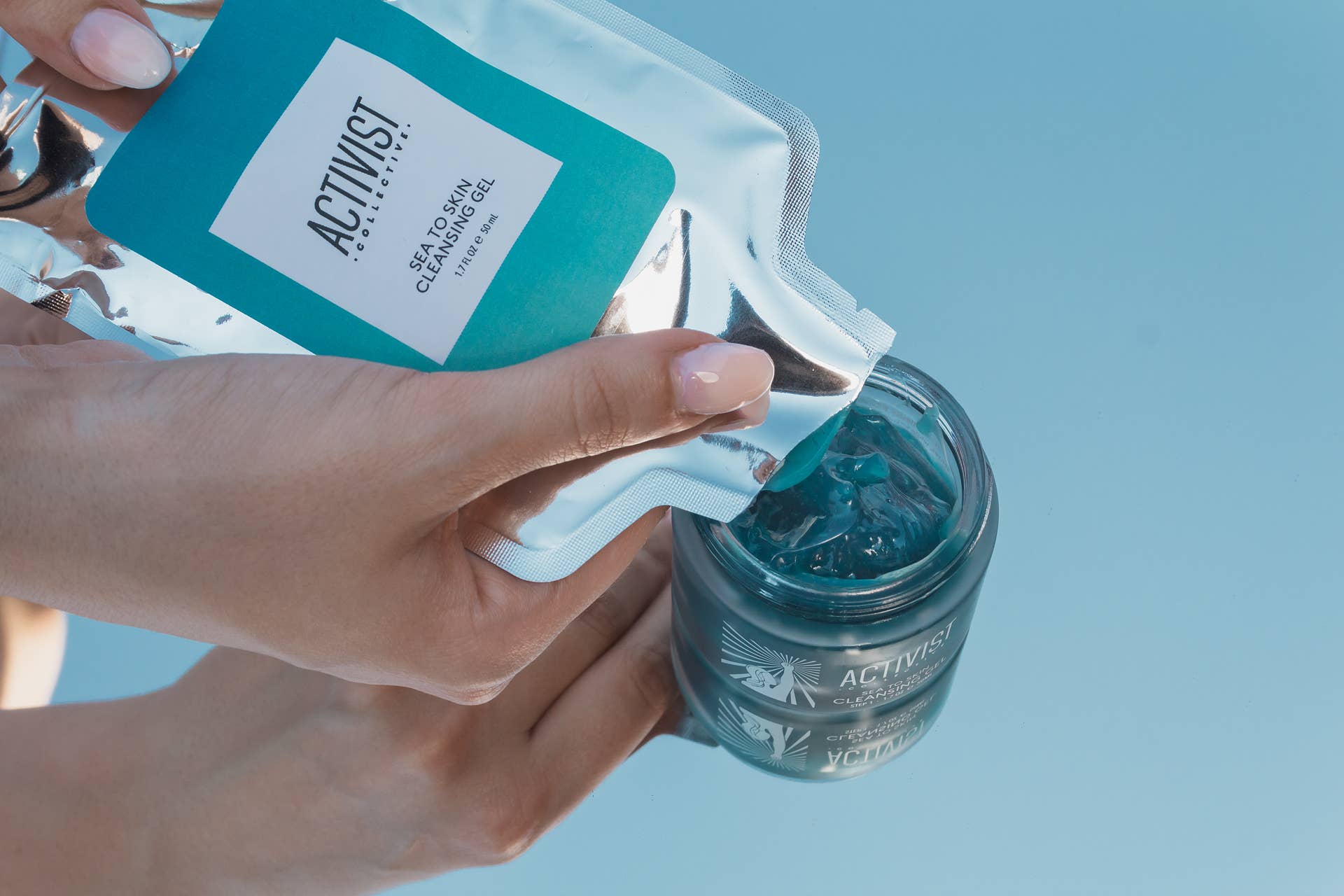 Activist Skincare - Wholesale Facial Cleanser - Sea to Skin Cleansing Gel ‧ refill pouch1