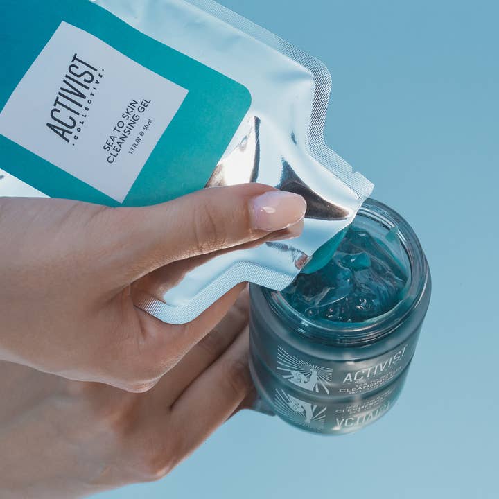 Activist Skincare - Wholesale Facial Cleanser - Sea to Skin Cleansing Gel ‧ refill pouch1