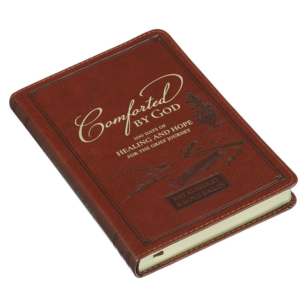 Christian Art Gifts - Wholesale Religion Book - Devotional Comforted by God Faux Leather1