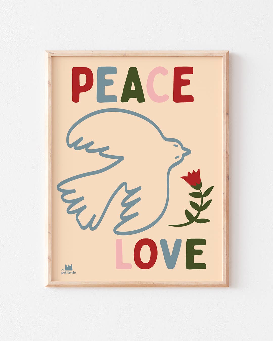 Ma Petite Vie - Wholesale Poster - Poster - Peace and love (30 x 40 cm)