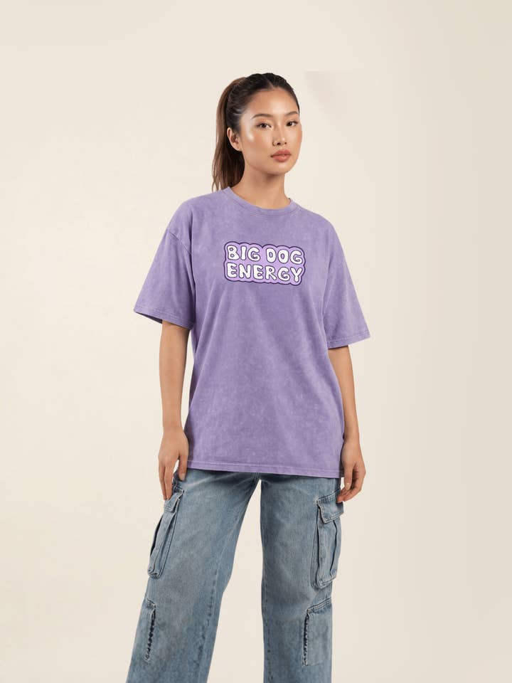 Big Dog Energy Tee for wholesale by Mutty Prints