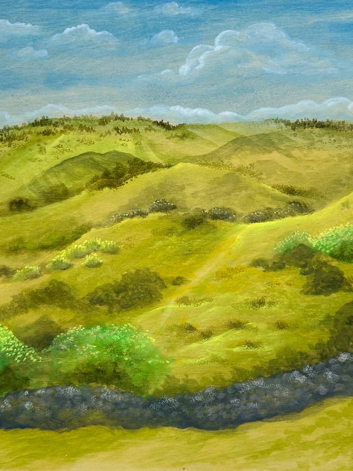 Thompson Road 2 Original Painting for wholesale by B. Miyo Art