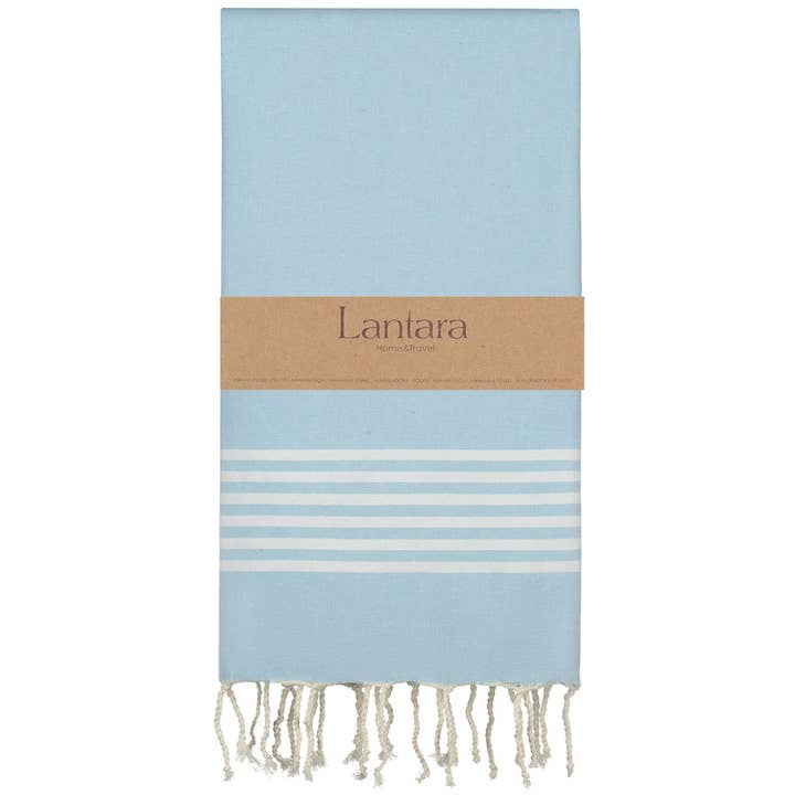 Hammam Towel Fouta Provence - Light Blue - 100x200cm for wholesale by Lantara