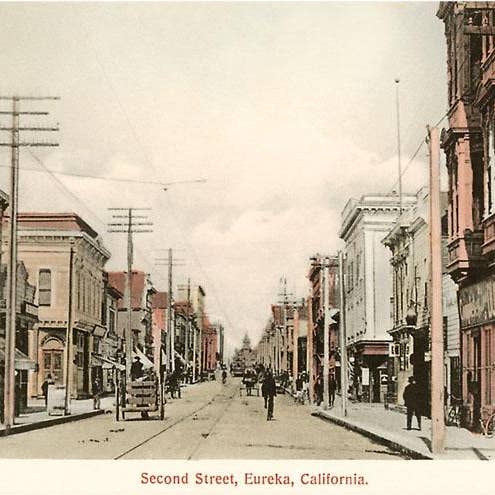 Konsttryck CA-325 Second Street, Eureka, Kalifornien för wholesale av Found Image Press