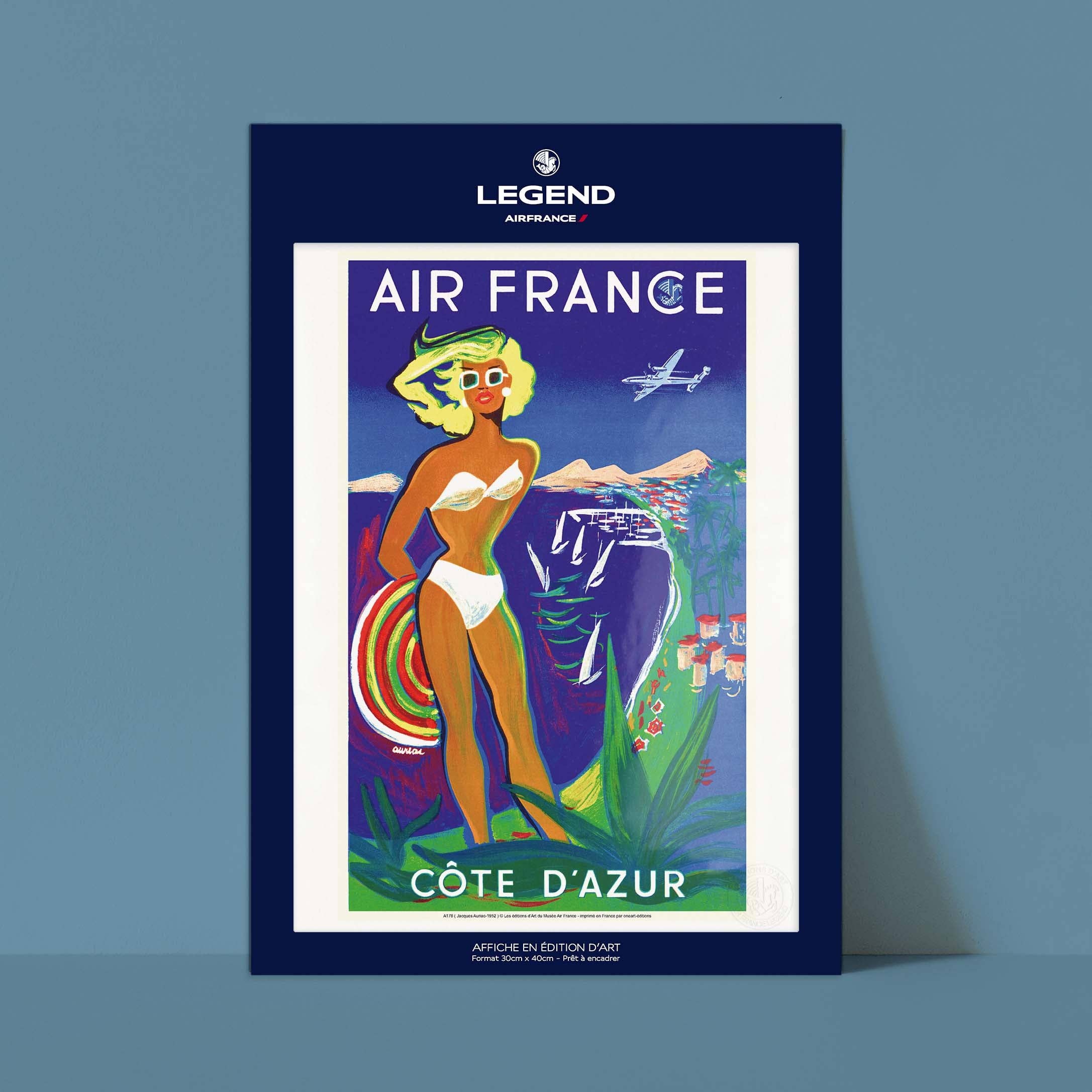 Oneart - Wholesale Poster - Air France / Côte d'Azur Poster - AFL01780