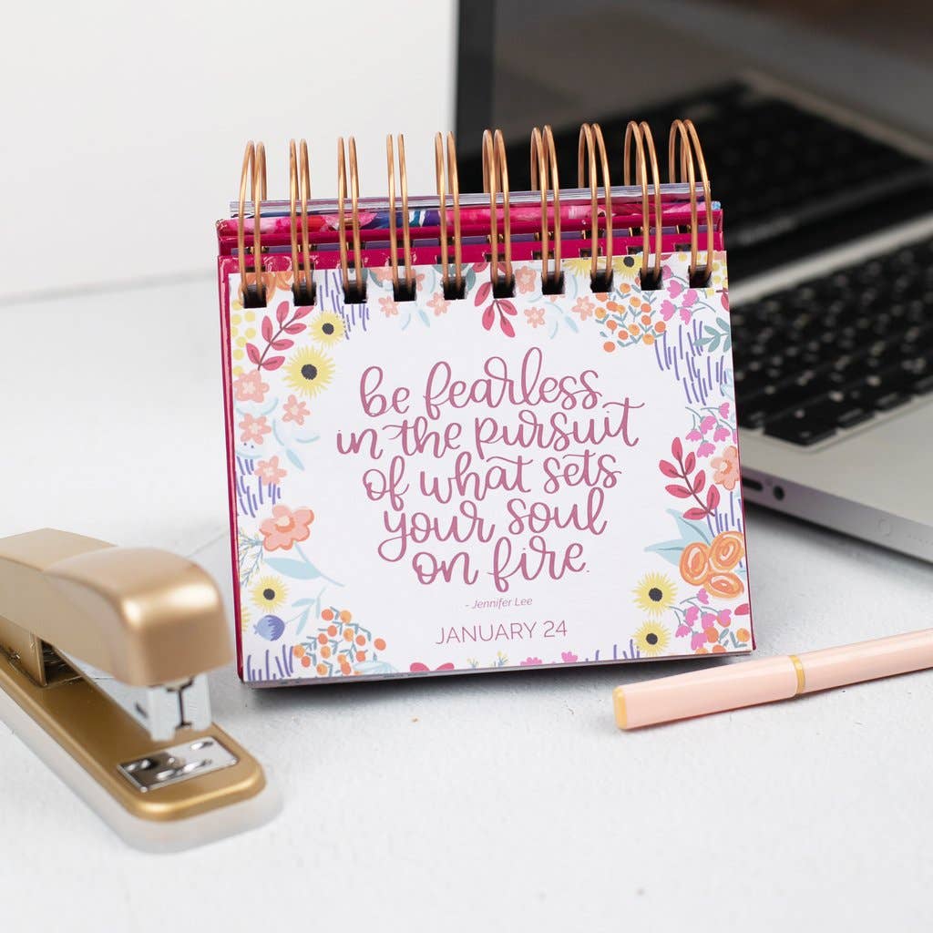 bloom daily planners - Wholesale Calendar - Handlettered Quotes Daily Desk Easel8