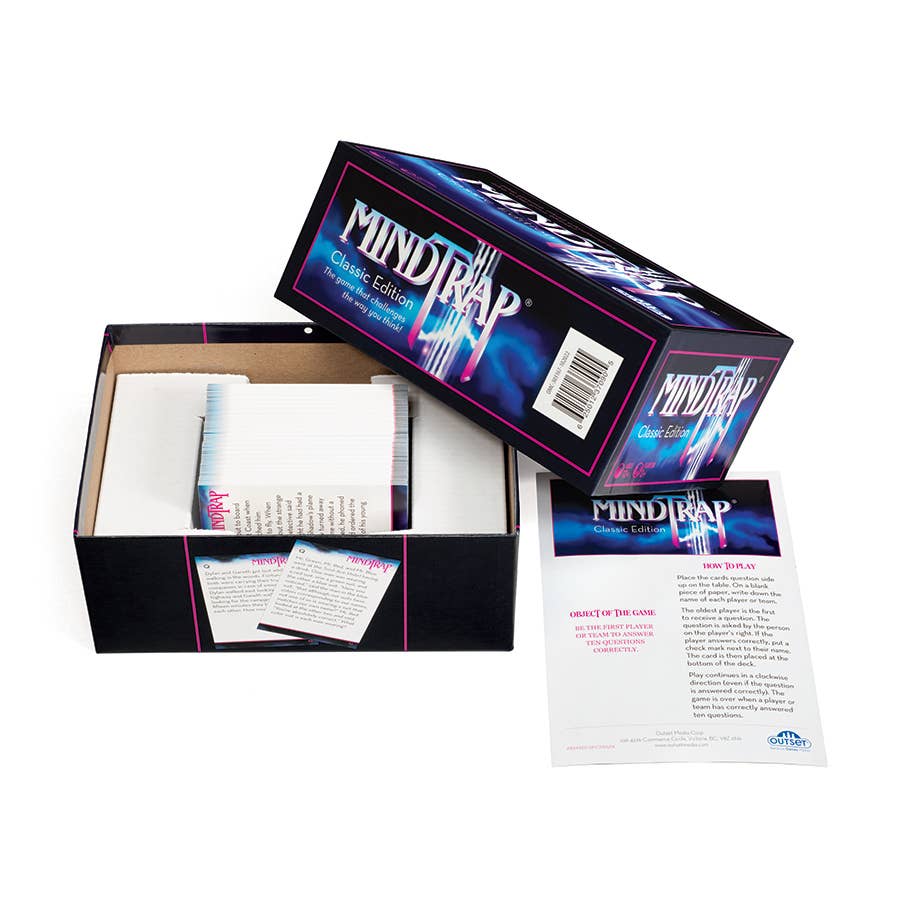 Outset Games and Cobble Hill Puzzles - Wholesale Board Game - MindTrap® Classic Edition – The Ultimate Brain Game3