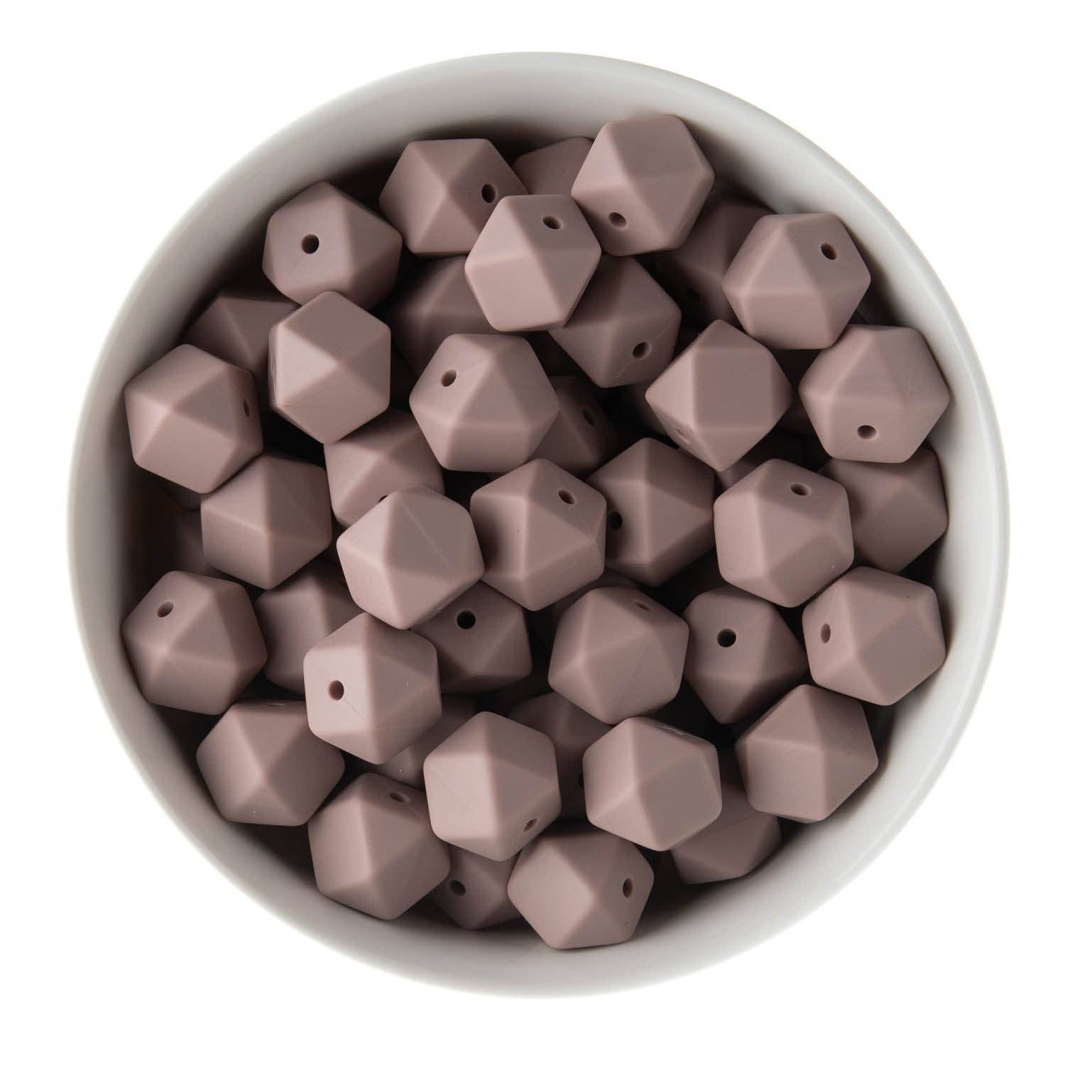 Cara & Co Silicone Craft Supply – wholesale Beads – 14mm Hexagon Silicone Beads15