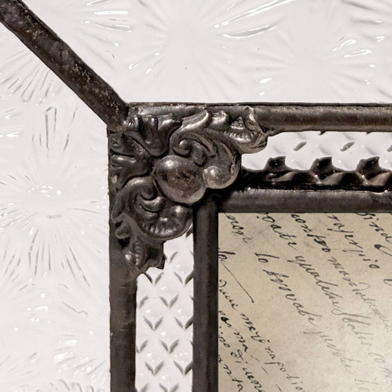 J Devlin Glass Art & Bert Anderson Collection - Wholesale Picture Frame - Pic 380 Florentine Vintage Glass - Easel Back Frame Series14