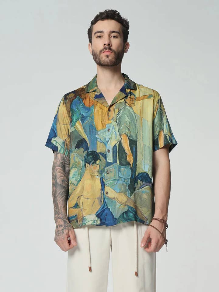 CAMISETA ARTISIAN ALLEY para venta al por mayor de SHAM