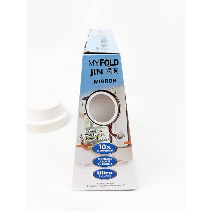 WHITE Magnifying Mirror with Light for wholesale on Faire9