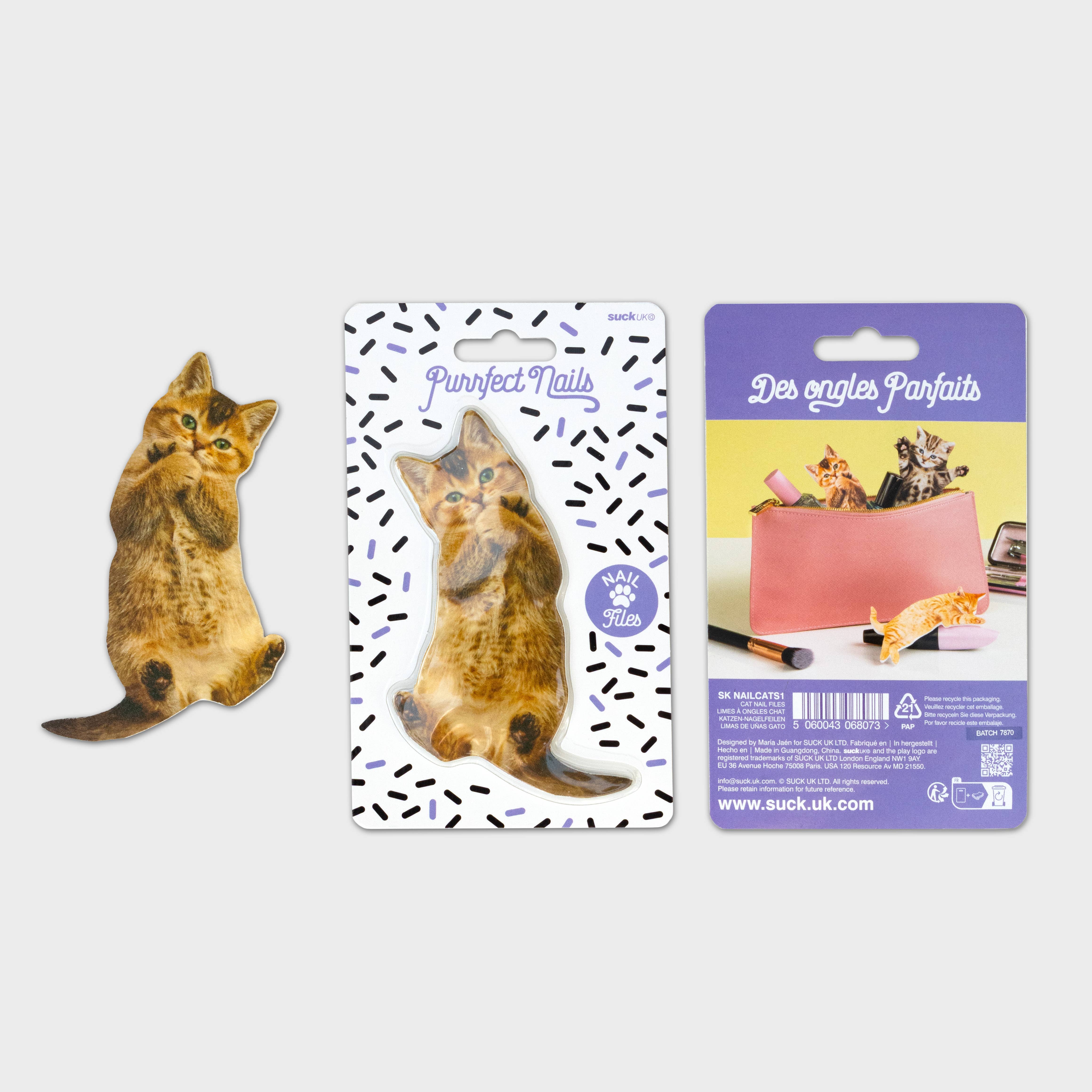 SUCK UK - Vendita all'ingrosso Lime per unghie - Lima per unghie per gatti — Mantiene le unghie in perfette condizioni8