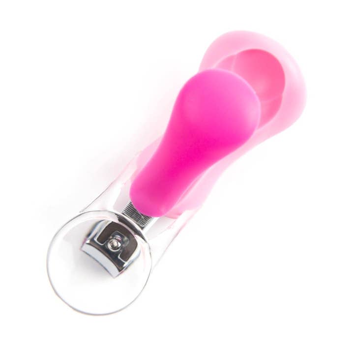 Primo Passi – Großhandel Nagelknipser/-schere – Baby – Primo Passi - Nagelknipser mit Lupe (Pink)