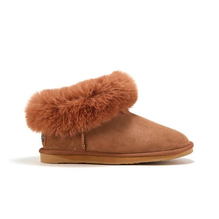 FOXY ULTRA SHORT, KASTANIENBRAUN für den Großhandel von Australia Luxe Co.