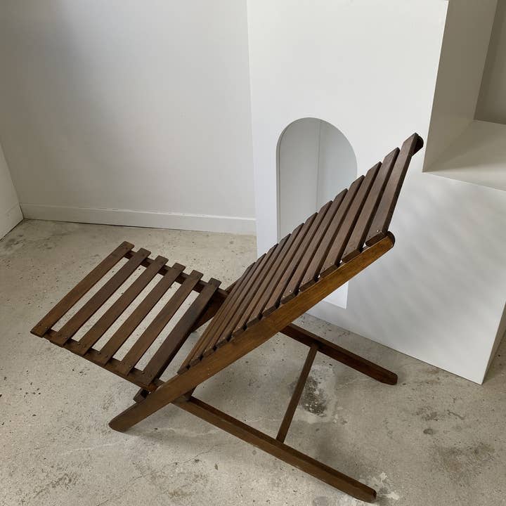 Office Objets - Wholesale Chair - Teak slatted folding lounge chair17