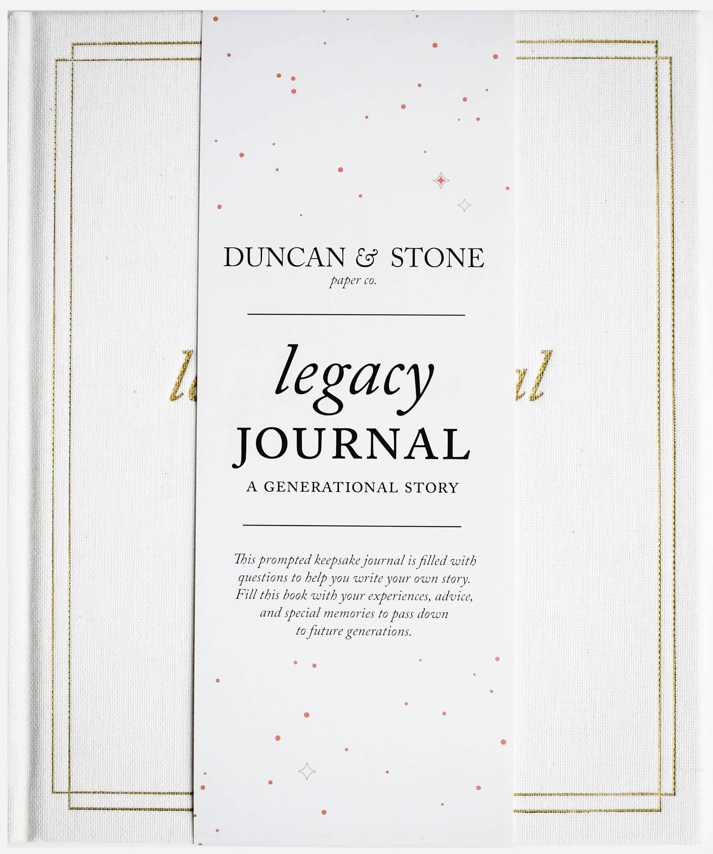 Duncan & Stone Paper Co. - Wholesale Journal/Diary - Legacy Journal: A Family Keepsake Book | Christmast Gift22