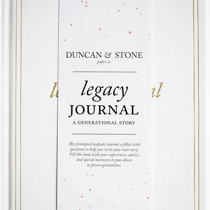Duncan & Stone Paper Co. – Großhandel Tagebuch – Legacy Journal: Ein Familienerinnerungsbuch | Weihnachtsgeschenk22
