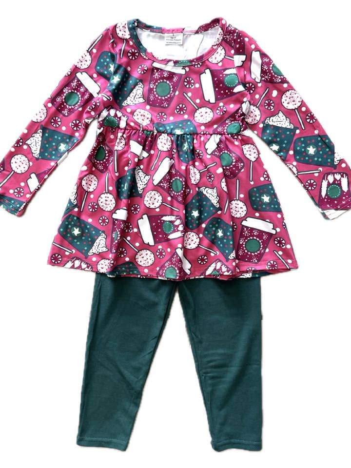 Girls 2pc Set_candy drink for wholesale by JJ BEBE LAND