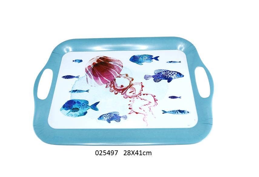 Faye - Wholesale Decorative Tray - Gm 'Wavy' Tray 28 X 41 cm0