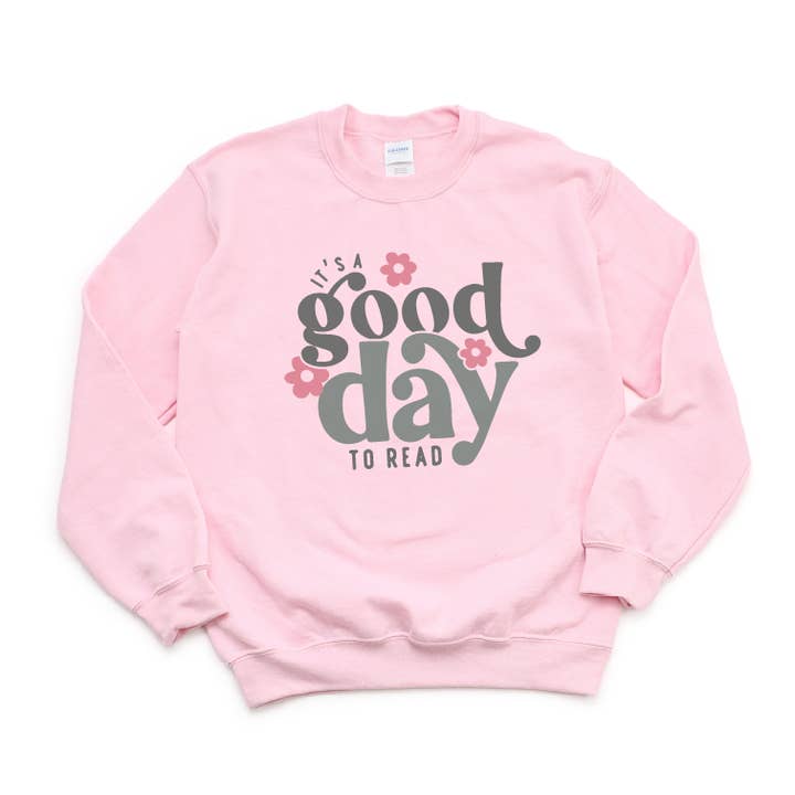 Boho Bailey - Wholesale Graphic Sweatshirt - Women's - It's a Good Day to Read Gildan Sweatshirts2