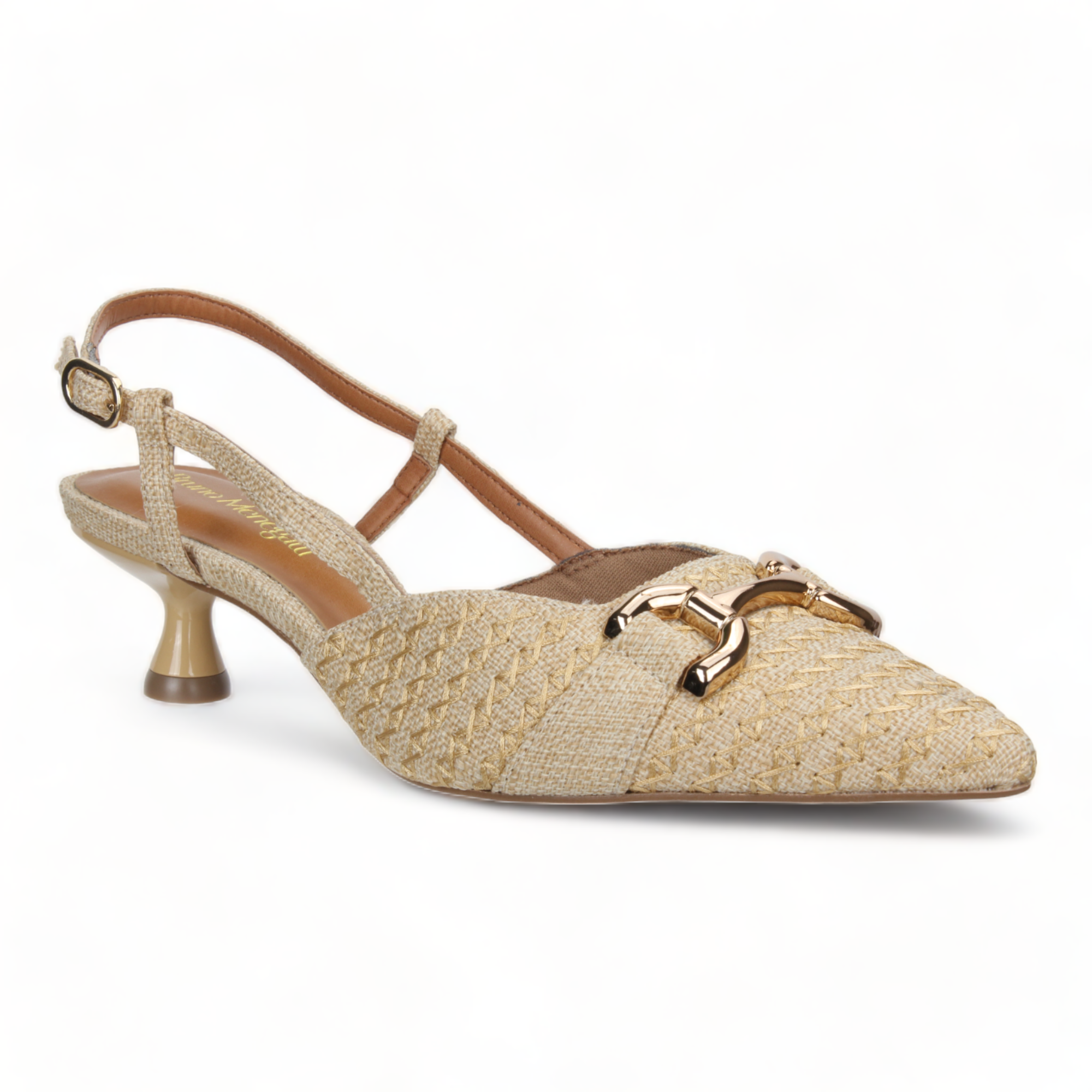 Bruno Menegatti - Wholesale Low Heels - Women's - Jadore Slingback Pump - Canvas 3760106