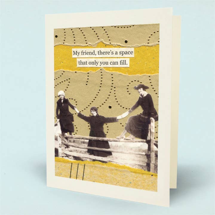 Min vens Space Card for engroshandel hos Mina Lee Studio