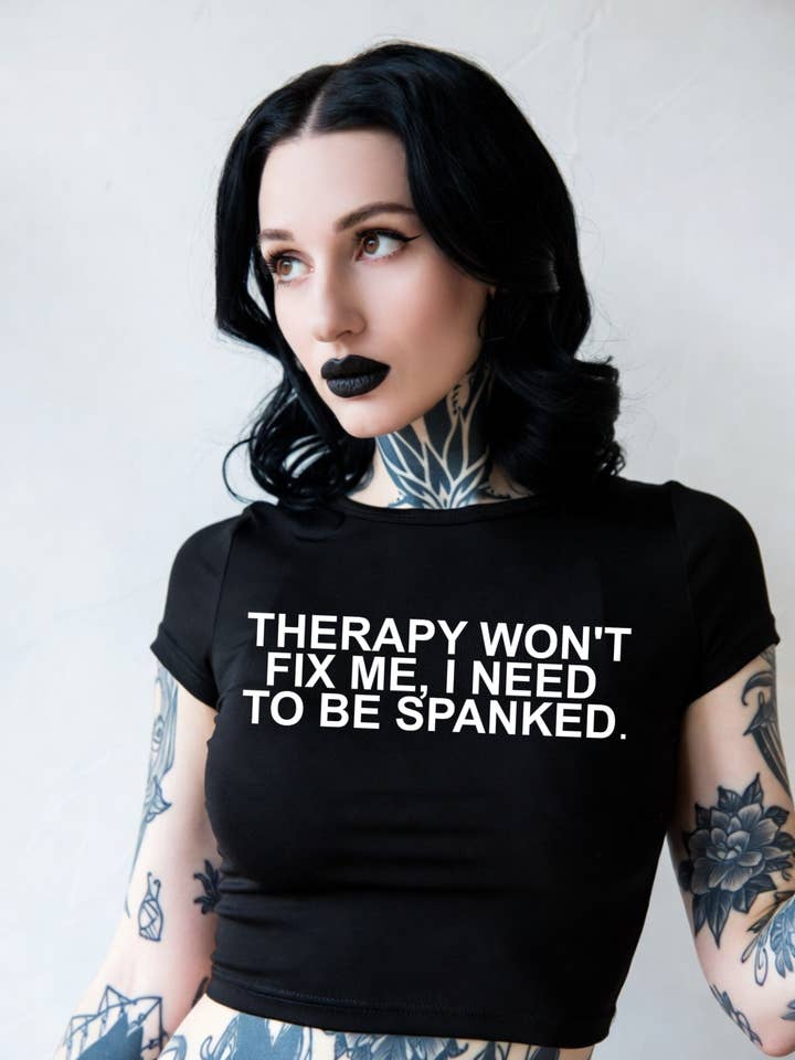 I Need To Be Spanked, Gothic Alt BDSM Crop for wholesale by Wickedly Divine Shop
