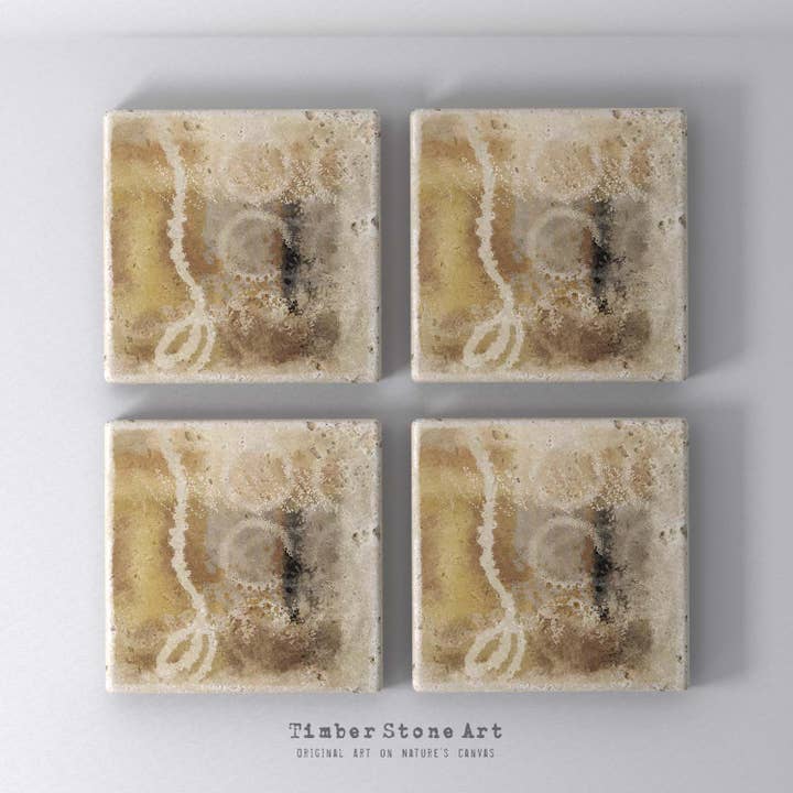 MAIN_ABS33_288 - Sæt med 4 bordskånere af natursten for engroshandel hos Timber Stone Art