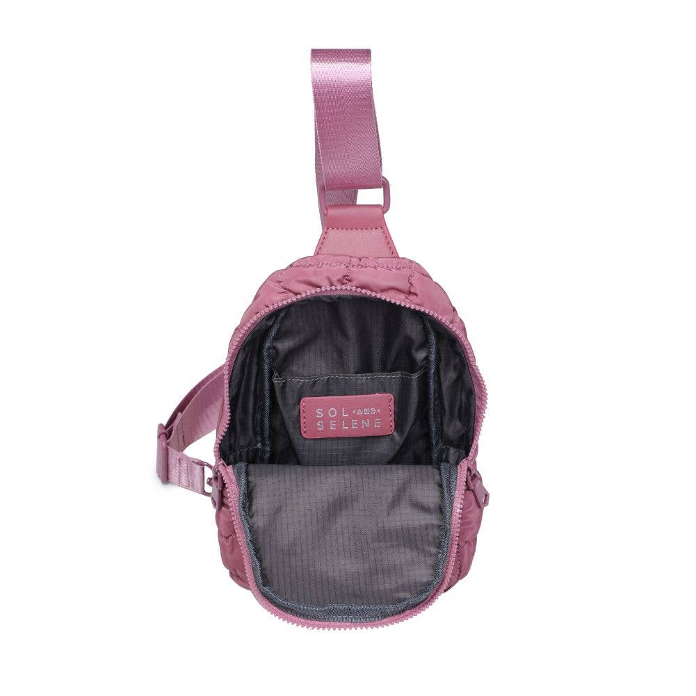 Sol and Selene - Wholesale Belt Bag - Women's - Rejuvenate - Quilted Puffer Nylon Sling Backpack49