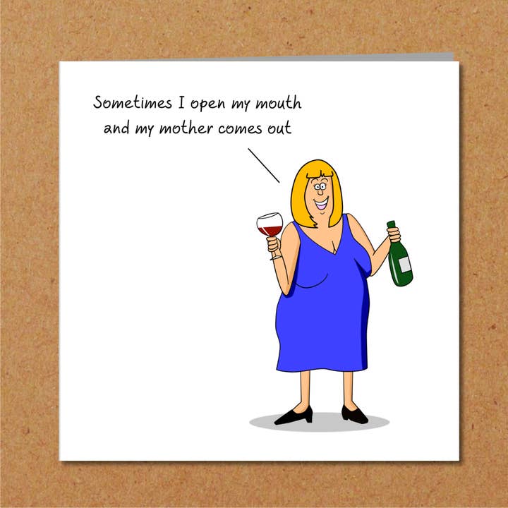 Swizzoo Cards - Wholesale Birthday Card - Funny Birthday Card Mothers Day Card 30th 40th 50th 60th humorous humour Swizzoo