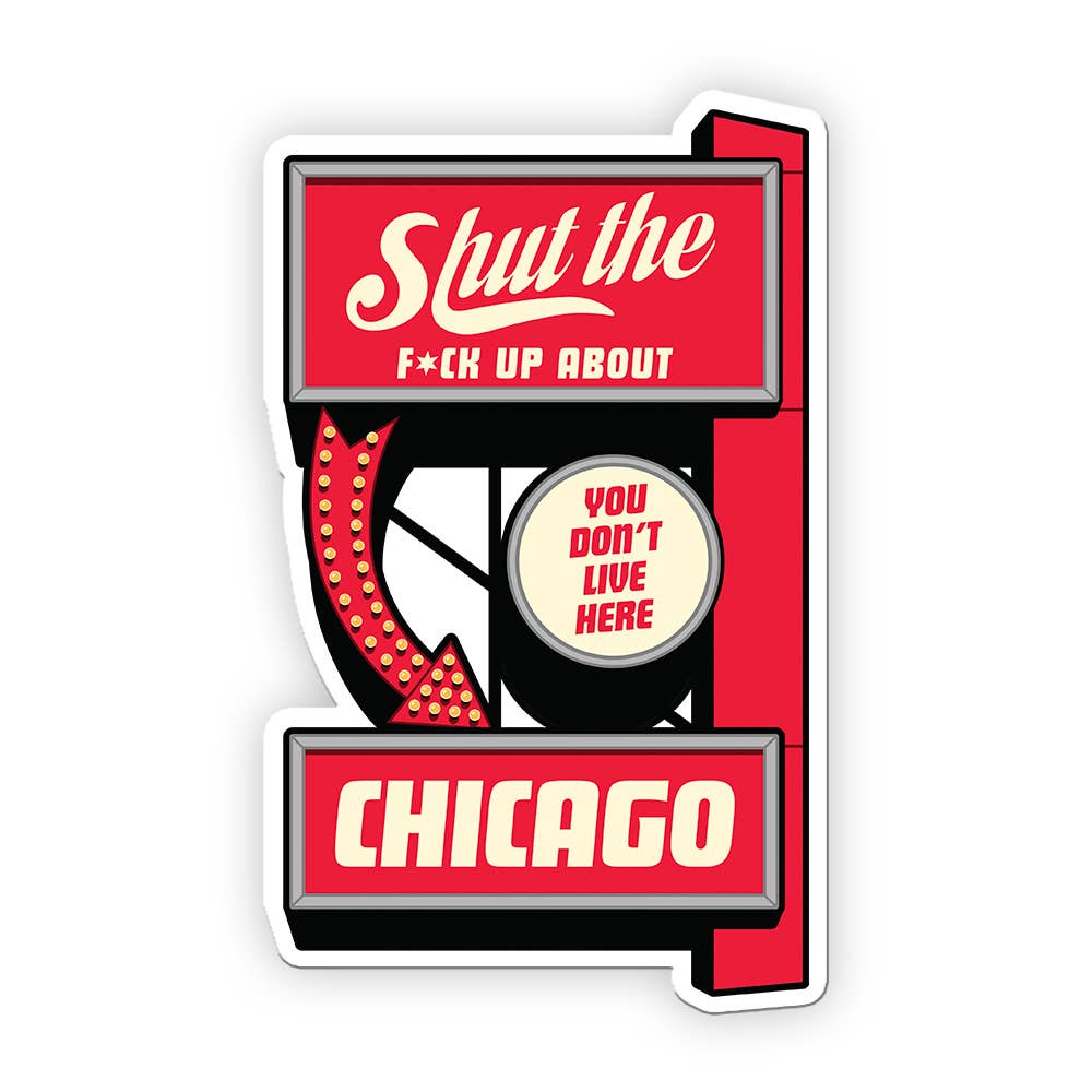 Harebrained! - Wholesale Sticker - STFU About Chicago Stickers14