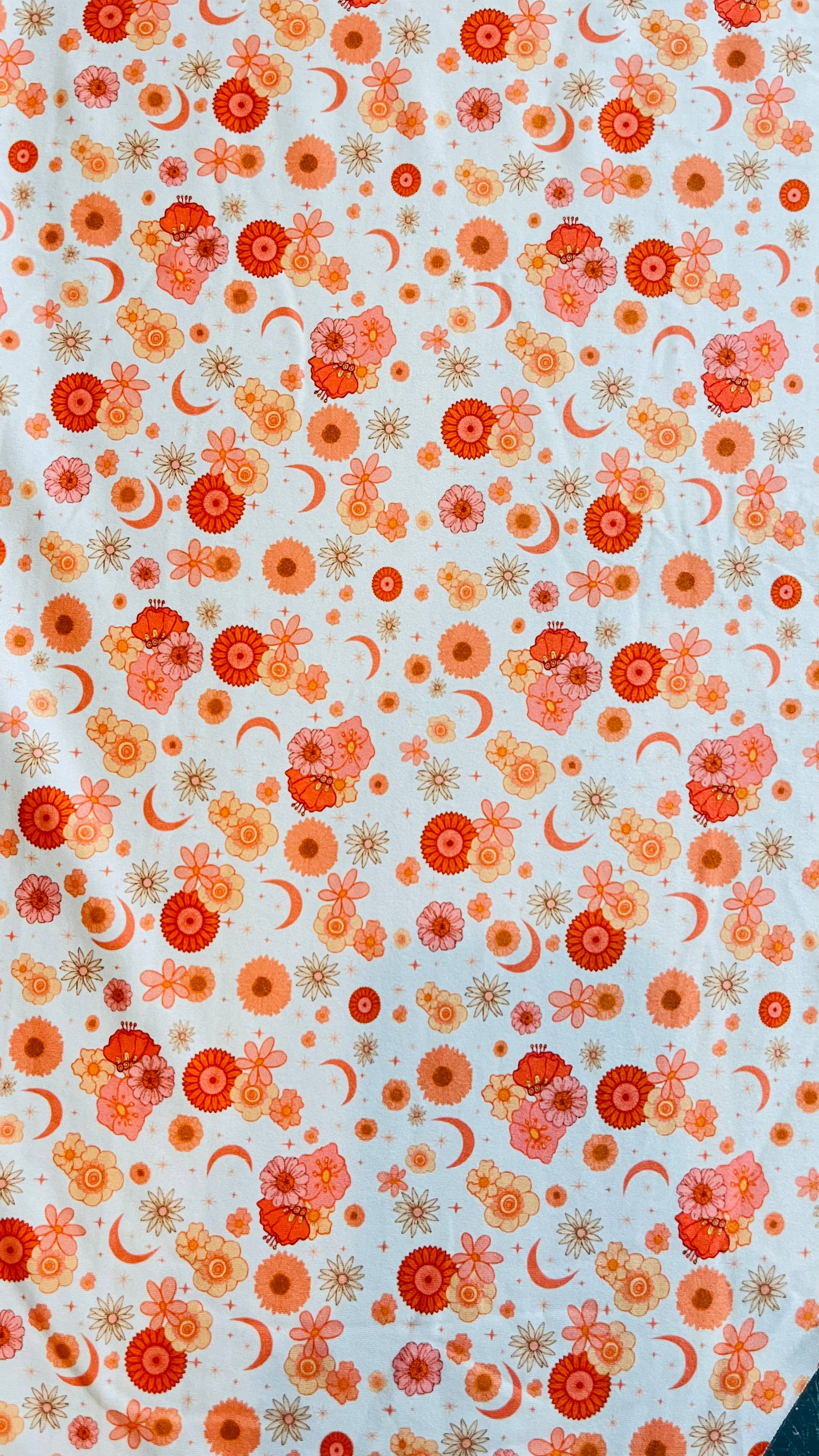 Jazy and Eve - Wholesale Craft Supplies - Stretch fabric stripes remnants, retro moon baby fabric, 0