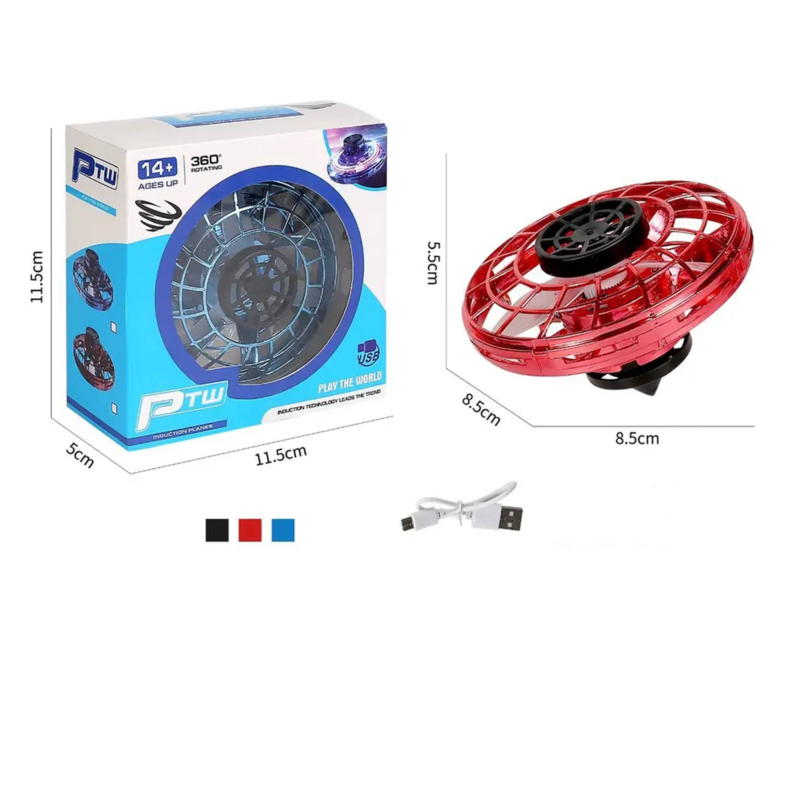 Small UFO Toys,Flying Spinner Interactive Decompression Mini Flying Spinner  Flying Spinner Toy Leading Edge Technology 