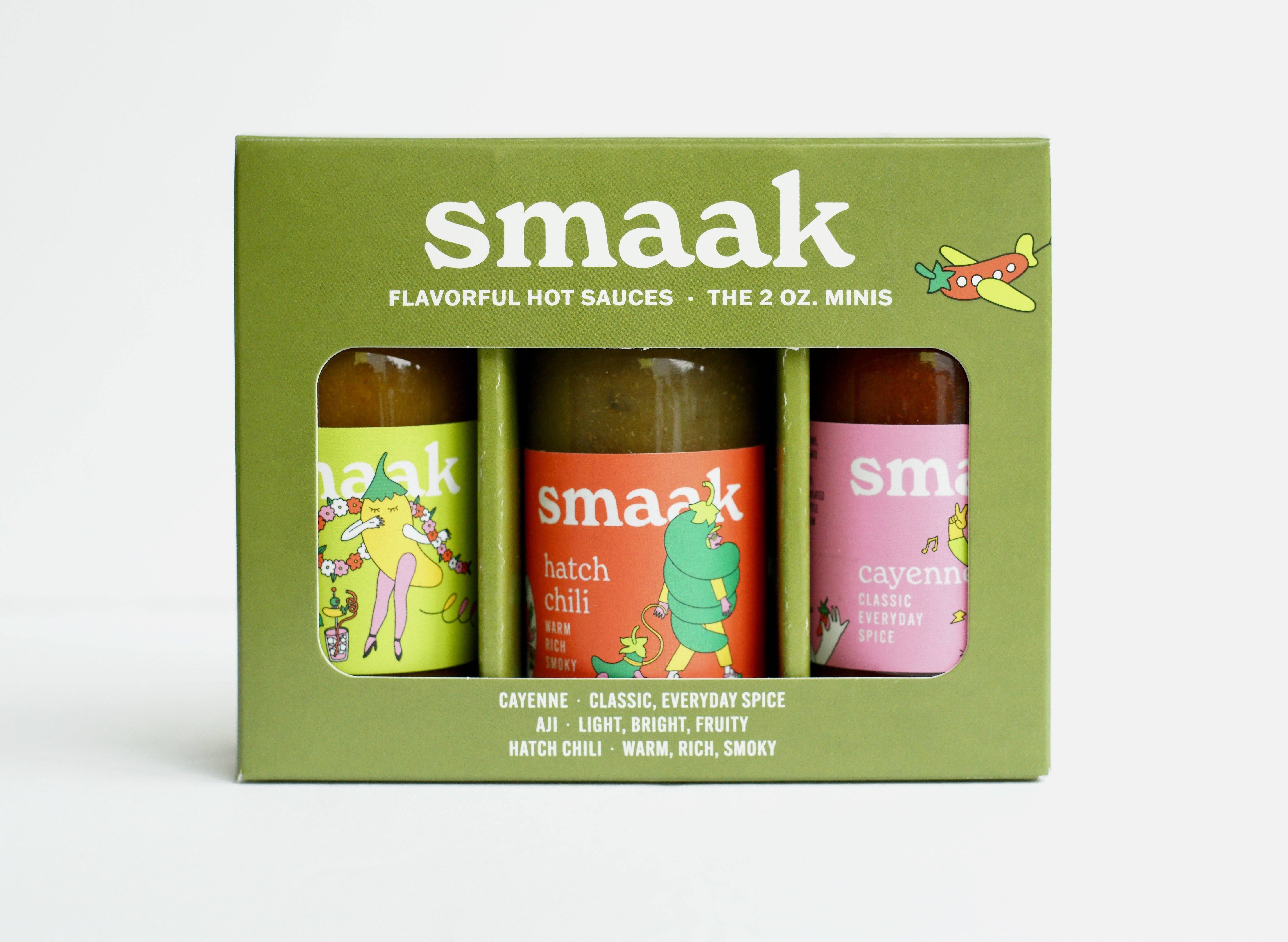 Smaak - Wholesale Hot Sauce - Smaak Minis Six Pack4