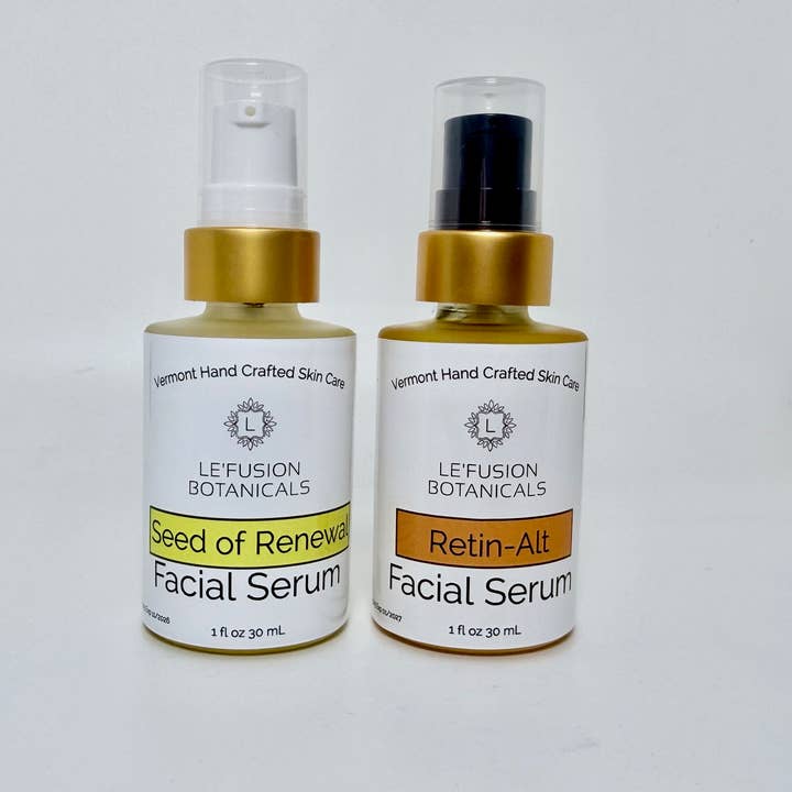 Day & Night Serum (Seed of Renewal & Retin-alt Serum) for wholesale by Le'Fusion Botanicals