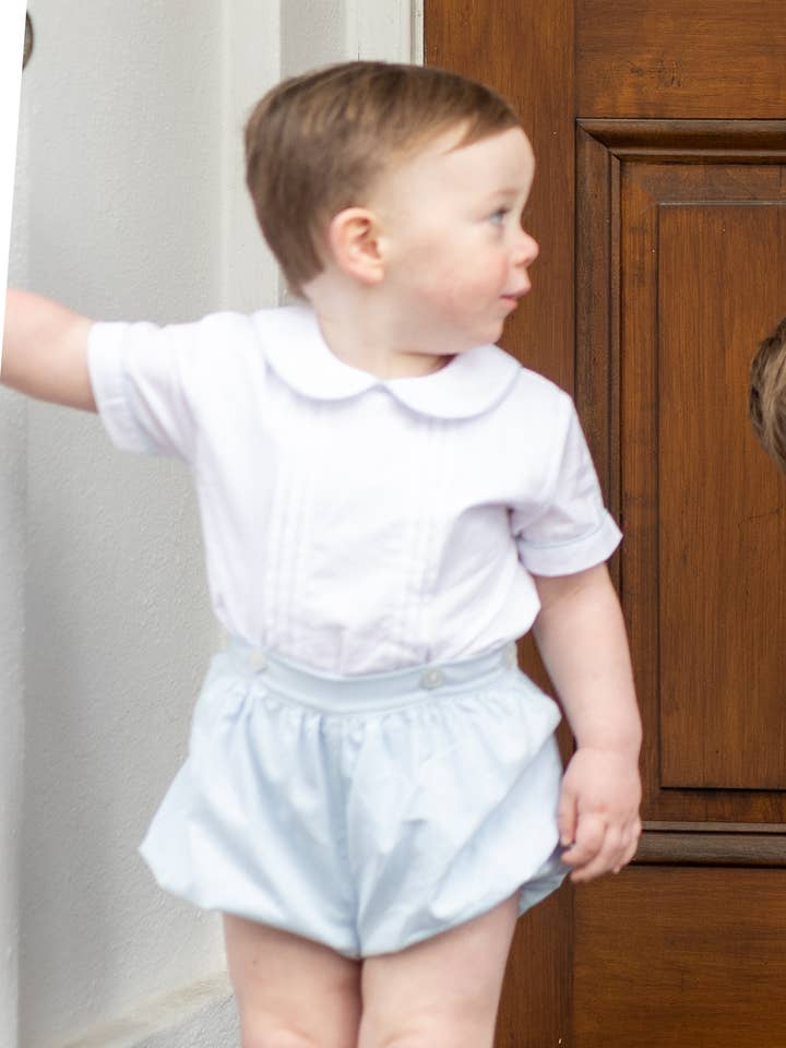 Posh Pickle - Wholesale Clothing Set - Baby - Sterling Boys Blue Heirloom Button-On Bubble3