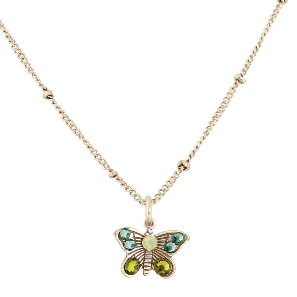 Baked Beads - Wholesale Pendant/Charm Necklace - Crystal Butterfly Necklace5