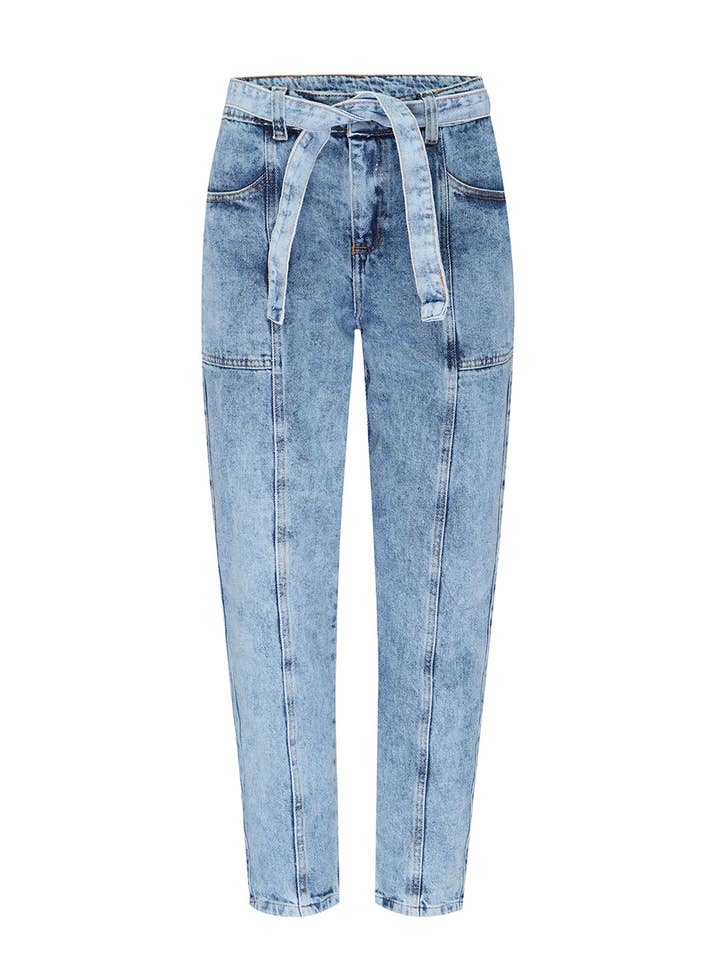 Carolina Lifestyle – wholesale Jeans - Dam – Sabrina slips midja Jeans tvätta blå