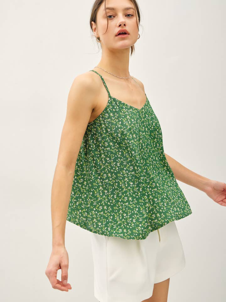 FLORAL PRINT TANK for wholesale by Be Cool