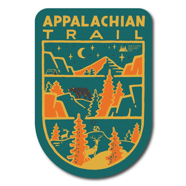 Autocollant Appalachian Trail | Teal Wilderness pour la vente par Nature Bound Co