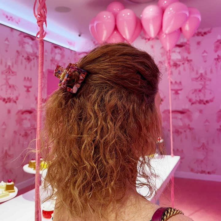 by Vivi. - Wholesale Hair Clip - Women's - Haarklammer Square Confetti1