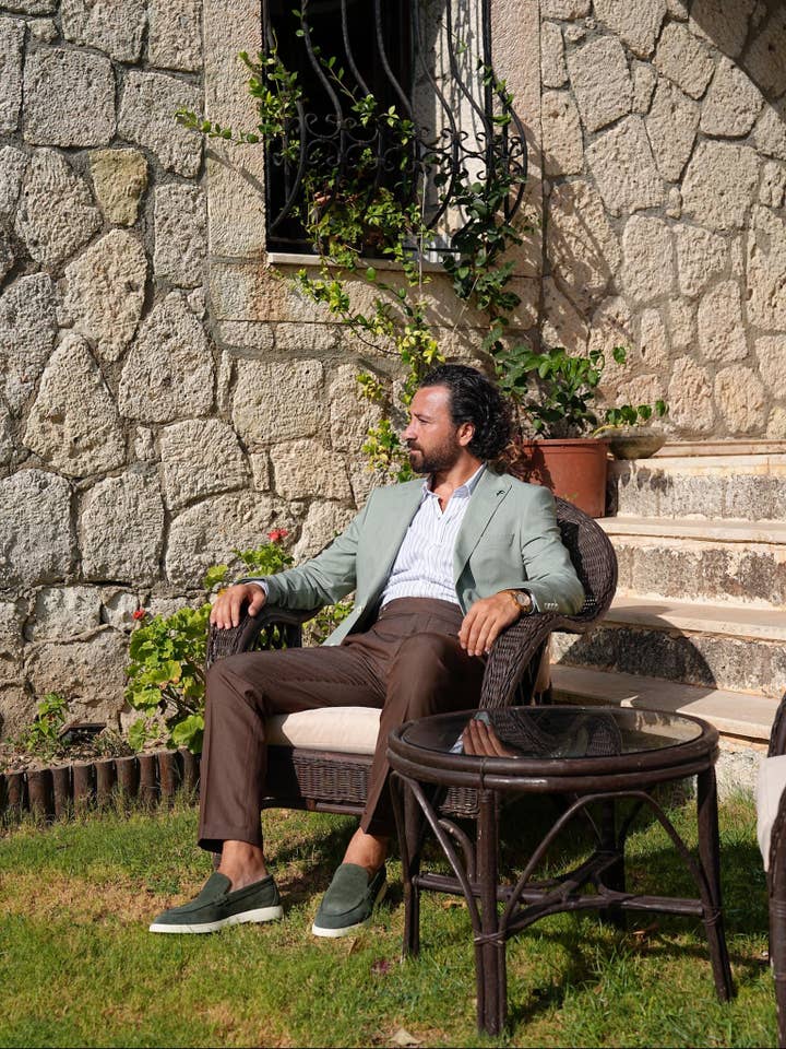 parez suits – wholesale Blazer – Men's – Mens Premium Italian Slim Fit Blazer – Punto Stitching2