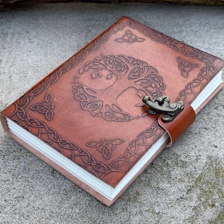 Lungta Imports - Wholesale Journal/Diary - Tree Of Life Vintage Leather Journal Embossed Cover Handmade12
