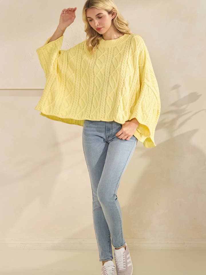 Tres Bien, Inc - Wholesale Knit Sweater - Women's - IT-10101- knitted sailors knot round neck sweater (SPRING) 17